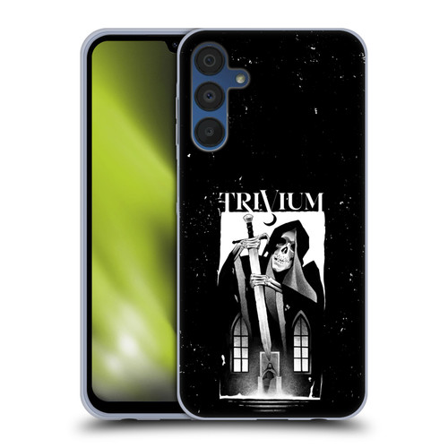 Trivium Graphics Skeleton Sword Soft Gel Case for Samsung Galaxy A15