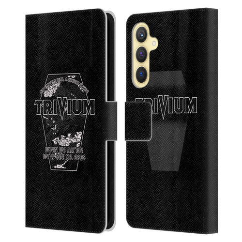 Trivium Graphics No Gods Leather Book Wallet Case Cover For Samsung Galaxy S23 FE 5G