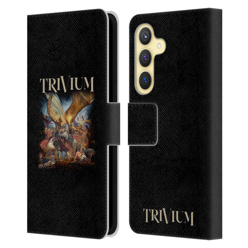 Trivium Graphics In The Court Of The Dragon Leather Book Wallet Case Cover For Samsung Galaxy S24 5G