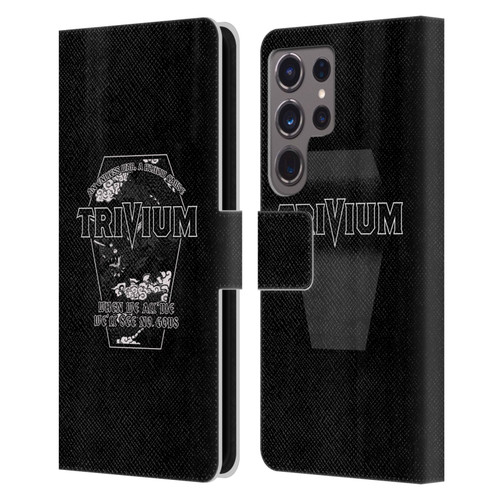 Trivium Graphics No Gods Leather Book Wallet Case Cover For Samsung Galaxy S24 Ultra 5G