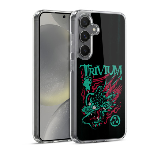 Trivium Graphics Screaming Dragon Soft Gel Case for Samsung Galaxy S24 5G & MagSafe