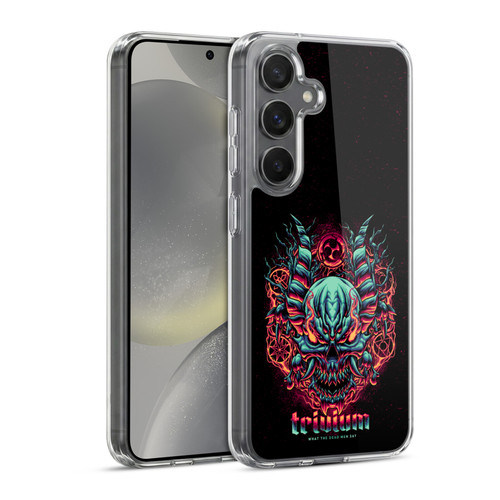 Trivium Graphics What The Dead Men Say Soft Gel Case for Samsung Galaxy S24 5G & MagSafe