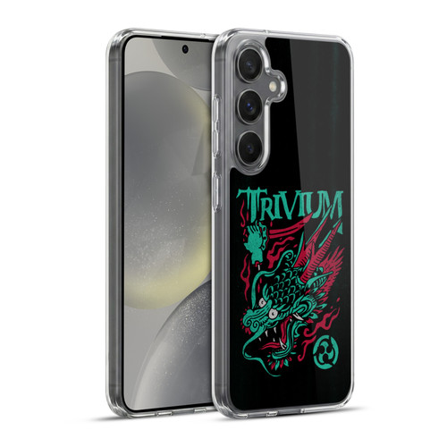 Trivium Graphics Screaming Dragon Soft Gel Case for Samsung Galaxy S24+ 5G & MagSafe