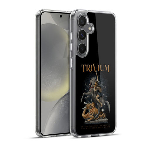 Trivium Graphics Dragon Slayer Soft Gel Case for Samsung Galaxy S24+ 5G & MagSafe