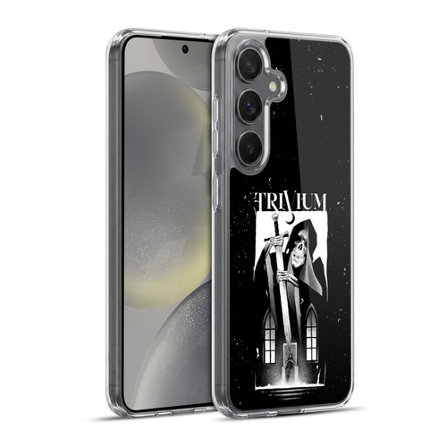 Trivium Graphics Skeleton Sword Soft Gel Case for Samsung Galaxy S24+ 5G & MagSafe