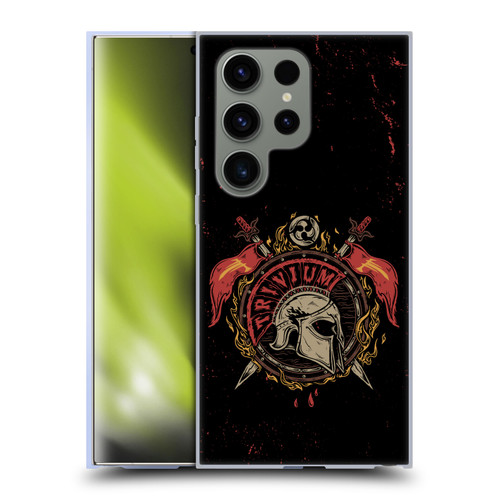 Trivium Graphics Knight Helmet Soft Gel Case for Samsung Galaxy S24 Ultra 5G