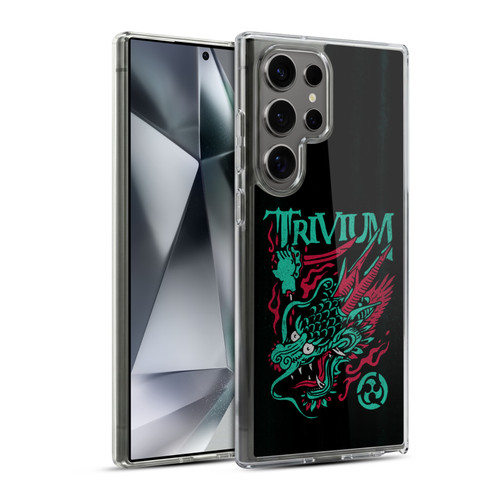 Trivium Graphics Screaming Dragon Soft Gel Case for Samsung Galaxy S24 Ultra 5G & MagSafe