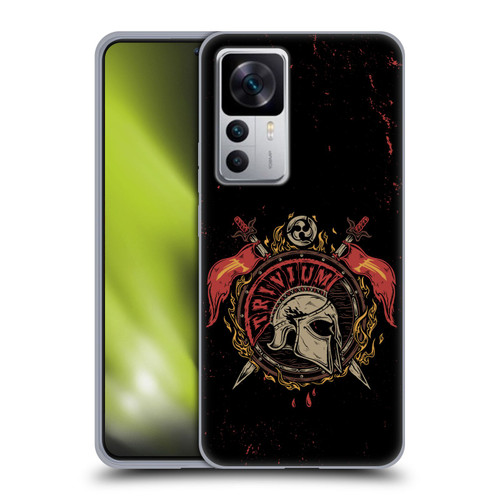 Trivium Graphics Knight Helmet Soft Gel Case for Xiaomi 12T 5G / 12T Pro 5G / Redmi K50 Ultra 5G