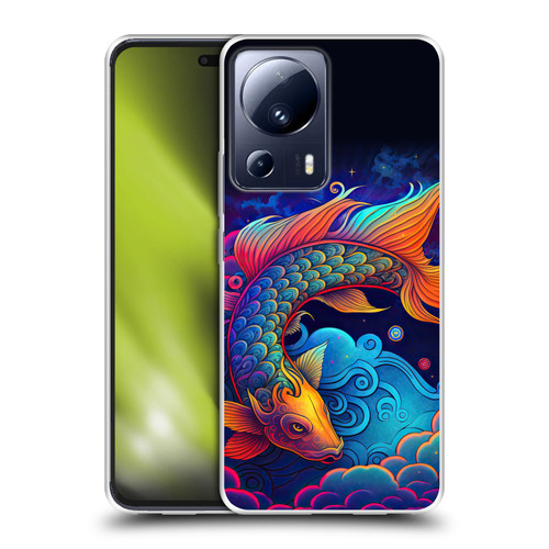 Wumples Cosmic Animals Clouded Koi Fish Soft Gel Case for Xiaomi 13 Lite 5G