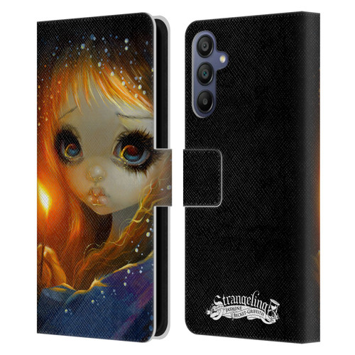 Strangeling Art The Little Match Girl Leather Book Wallet Case Cover For Samsung Galaxy A15