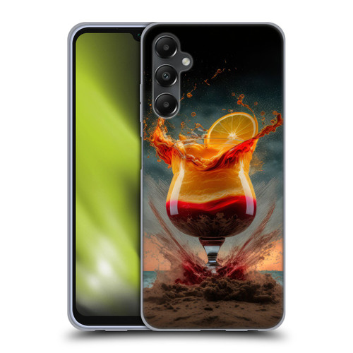 Spacescapes Cocktails Summer On The Beach Soft Gel Case for Samsung Galaxy A05s