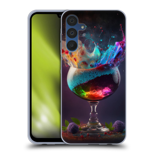 Spacescapes Cocktails Universal Magic Soft Gel Case for Samsung Galaxy A15