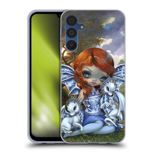 Strangeling Dragon Blue Willow Fairy Soft Gel Case for Samsung Galaxy A15