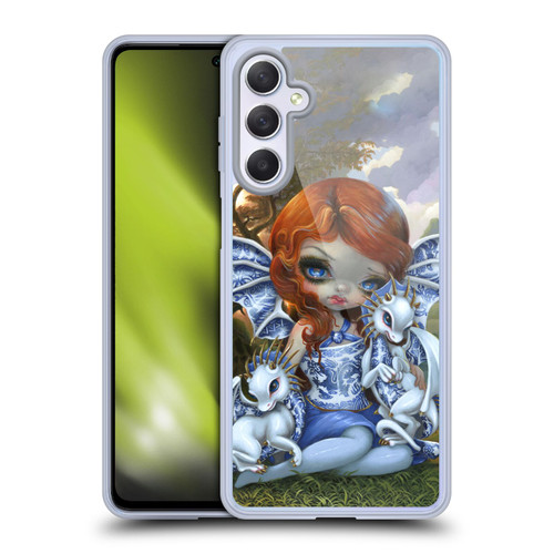 Strangeling Dragon Blue Willow Fairy Soft Gel Case for Samsung Galaxy M54 5G