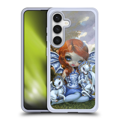 Strangeling Dragon Blue Willow Fairy Soft Gel Case for Samsung Galaxy S24 5G