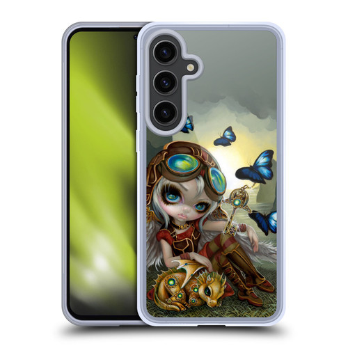 Strangeling Dragon Steampunk Fairy Soft Gel Case for Samsung Galaxy S24+ 5G