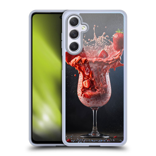Spacescapes Cocktails Strawberry Infusion Daiquiri Soft Gel Case for Samsung Galaxy M54 5G