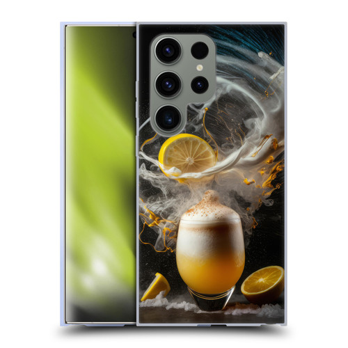 Spacescapes Cocktails Explosive Elixir, Whisky Sour Soft Gel Case for Samsung Galaxy S24 Ultra 5G