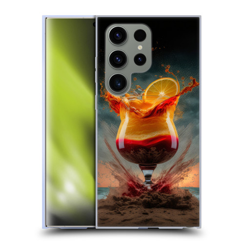 Spacescapes Cocktails Summer On The Beach Soft Gel Case for Samsung Galaxy S24 Ultra 5G