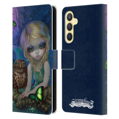 Strangeling Fairy Art Summer with Owl Leather Book Wallet Case Cover For Samsung Galaxy S23 FE 5G