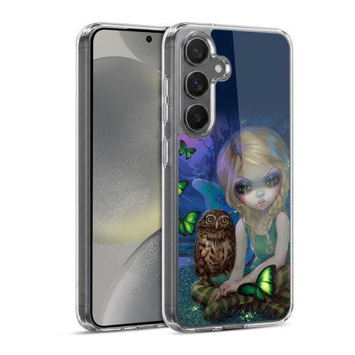Strangeling Fairy Art Summer with Owl Soft Gel Case for Samsung Galaxy S24 5G & MagSafe