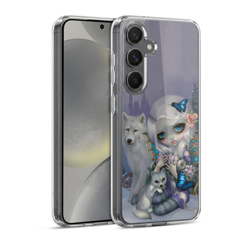 Strangeling Fairy Art Winter with Wolf Soft Gel Case for Samsung Galaxy S24 5G & MagSafe