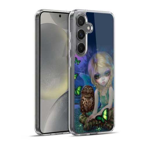 Strangeling Fairy Art Summer with Owl Soft Gel Case for Samsung Galaxy S24+ 5G & MagSafe
