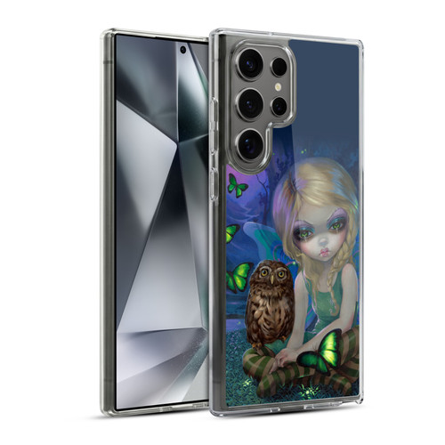 Strangeling Fairy Art Summer with Owl Soft Gel Case for Samsung Galaxy S24 Ultra 5G & MagSafe