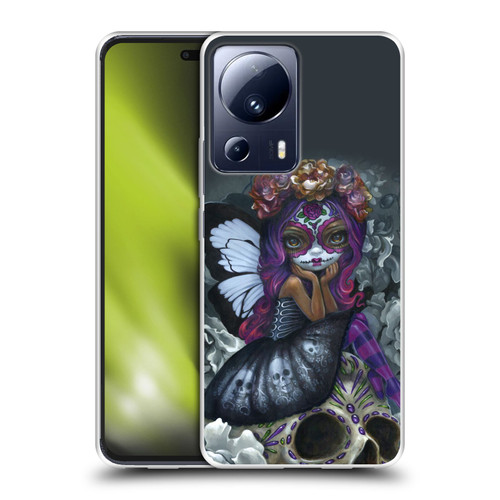 Strangeling Fairy Art Day of Dead Skull Soft Gel Case for Xiaomi 13 Lite 5G