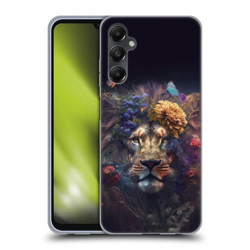 Spacescapes Floral Lions Flowering Pride Soft Gel Case for Samsung Galaxy A05s
