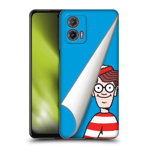Where's Wally? Graphics Peek Soft Gel Case for Motorola Moto G73 5G