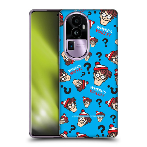 Where's Wally? Graphics Head Pattern Soft Gel Case for OPPO Reno10 Pro+