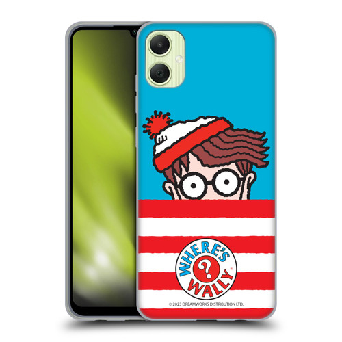Where's Wally? Graphics Half Face Soft Gel Case for Samsung Galaxy A05