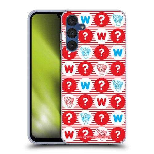 Where's Wally? Graphics Circle Soft Gel Case for Samsung Galaxy A15