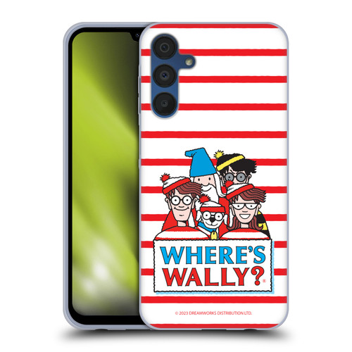 Where's Wally? Graphics Characters Soft Gel Case for Samsung Galaxy A15