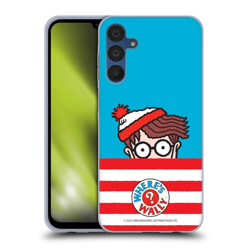 Where's Wally? Graphics Half Face Soft Gel Case for Samsung Galaxy A15