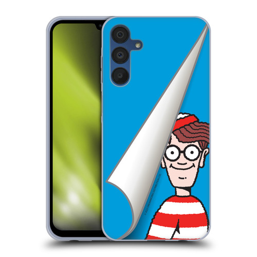 Where's Wally? Graphics Peek Soft Gel Case for Samsung Galaxy A15