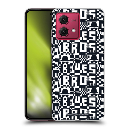 The Blues Brothers Graphics Pattern Soft Gel Case for Motorola Moto G84 5G