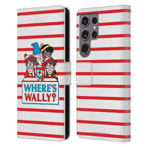 Where's Wally? Graphics Characters Leather Book Wallet Case Cover For Samsung Galaxy S24 Ultra 5G