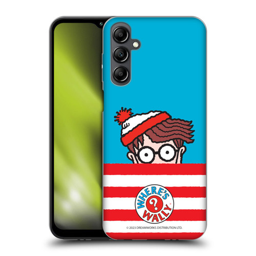 Where's Wally? Graphics Half Face Soft Gel Case for Samsung Galaxy M14 5G