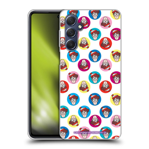 Where's Wally? Graphics Face Pattern Soft Gel Case for Samsung Galaxy M54 5G