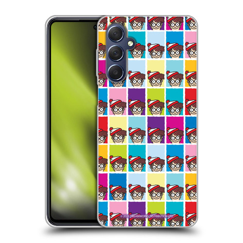 Where's Wally? Graphics Portrait Pattern Soft Gel Case for Samsung Galaxy M54 5G