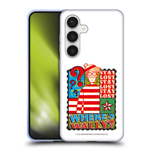 Where's Wally? Graphics Stay Lost Soft Gel Case for Samsung Galaxy S24 5G
