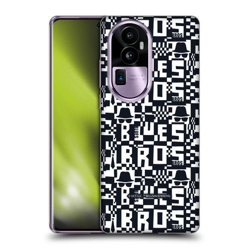 The Blues Brothers Graphics Pattern Soft Gel Case for OPPO Reno10 Pro+