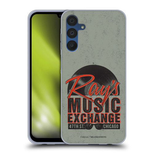 The Blues Brothers Graphics Ray's Music Exchange Soft Gel Case for Samsung Galaxy A15