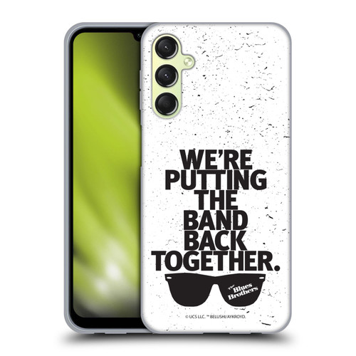 The Blues Brothers Graphics The Band Back Together Soft Gel Case for Samsung Galaxy A24 4G / Galaxy M34 5G