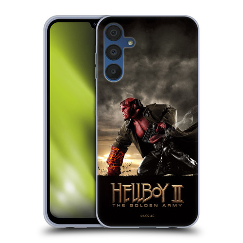 Hellboy II Graphics Key Art Poster Soft Gel Case for Samsung Galaxy A15