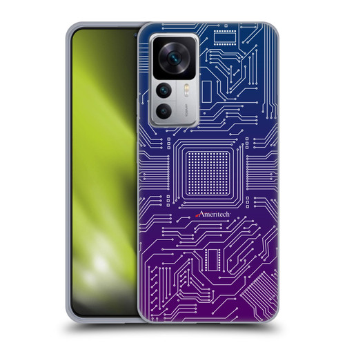 Ameritech Graphics Circuit Board Soft Gel Case for Xiaomi 12T 5G / 12T Pro 5G / Redmi K50 Ultra 5G