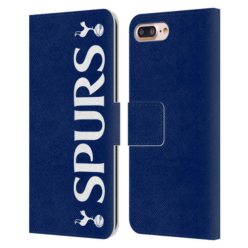 Tottenham Hotspur F.C. Badge SPURS Leather Book Wallet Case Cover For Apple iPhone 7 Plus / iPhone 8 Plus