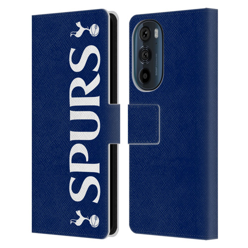 Tottenham Hotspur F.C. Badge SPURS Leather Book Wallet Case Cover For Motorola Edge 30